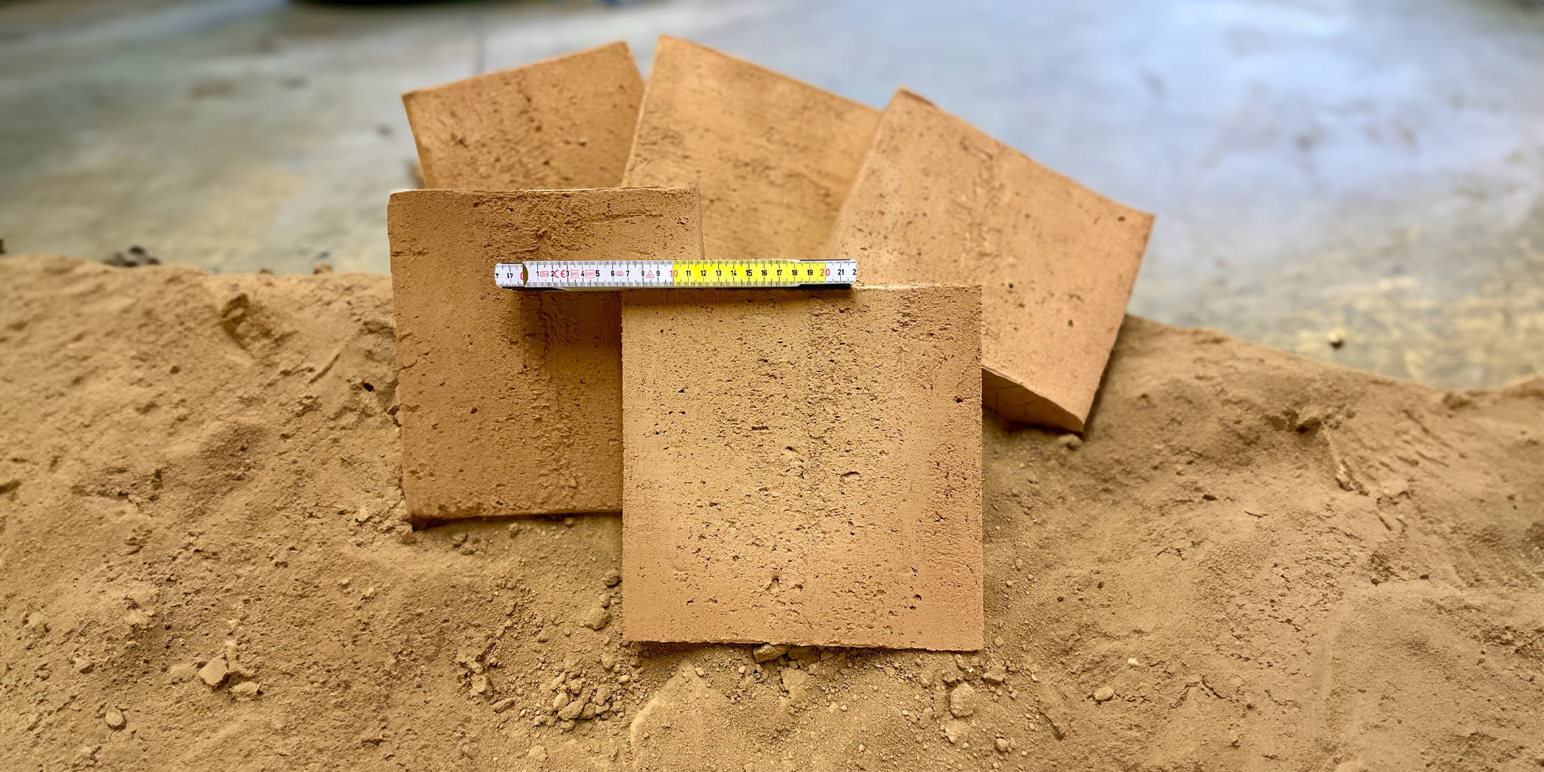 Messungen an Lehmplatten
